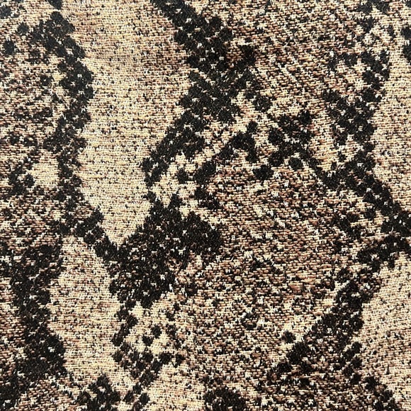 Tweed Snake Print Mini Skirt - Picture 2 of 4